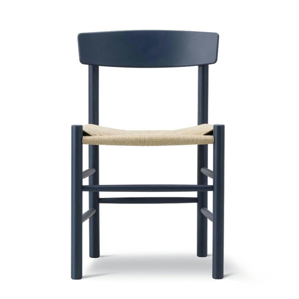 Fredericia Furniture J39 Folkestolen Spisebordsstol Bøg Indigo Blue