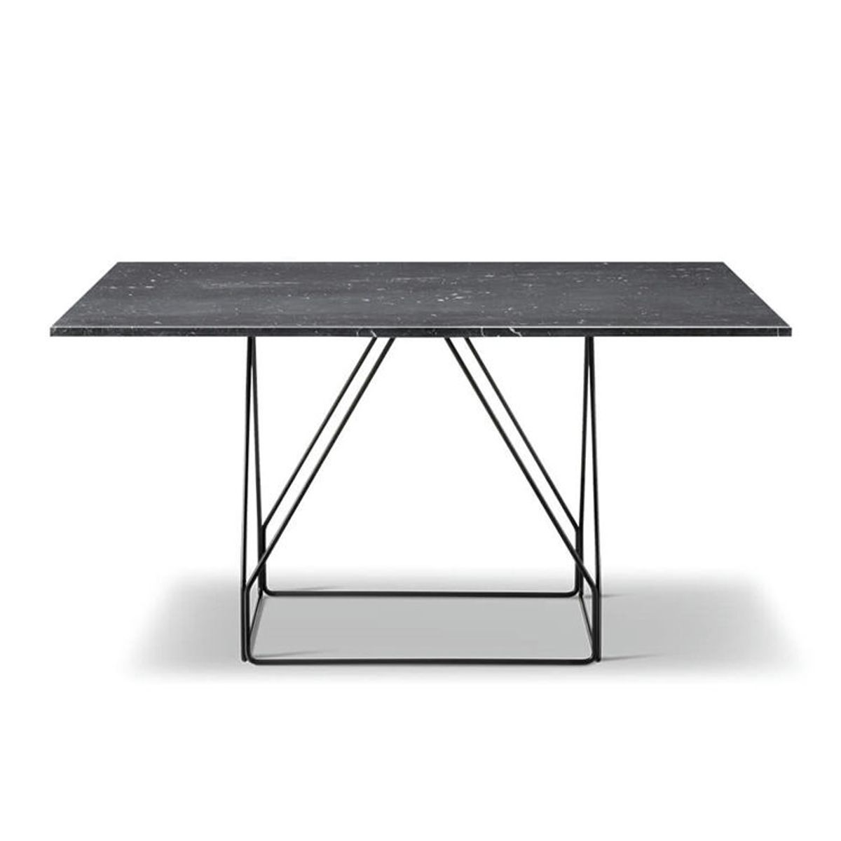 Fredericia Furniture JG Bord 140x140 BLACK MARQUINA