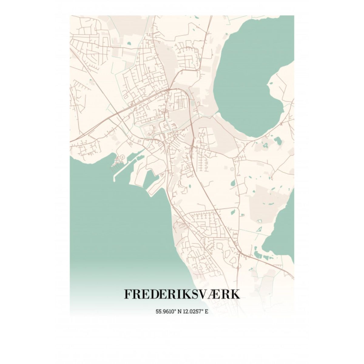 Frederiksværk 42x60 cm (A2)