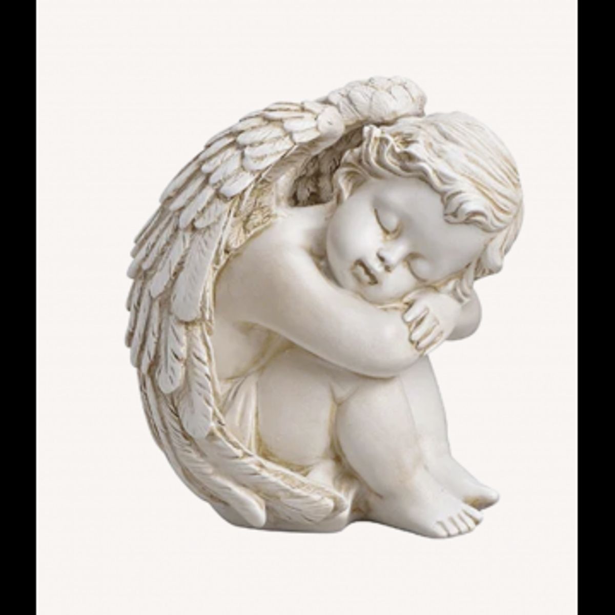 Fredfyldt bedende Engel 12 cm - Engle figurer - GodKarmaShop