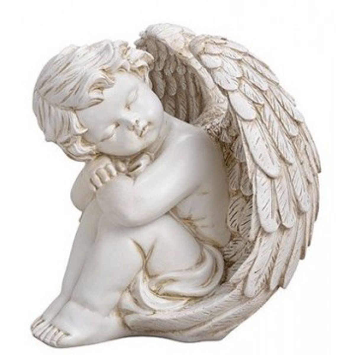 Fredfyldt bedende Engel 21 cm - Engle statuer - GodKarmaShop