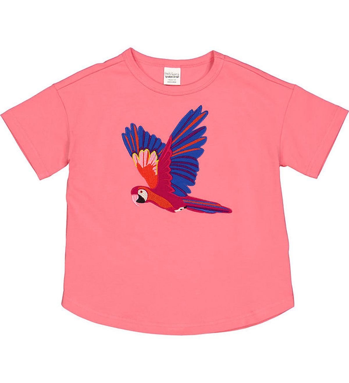 Freds World T-shirt - Hello Parrot - Pink