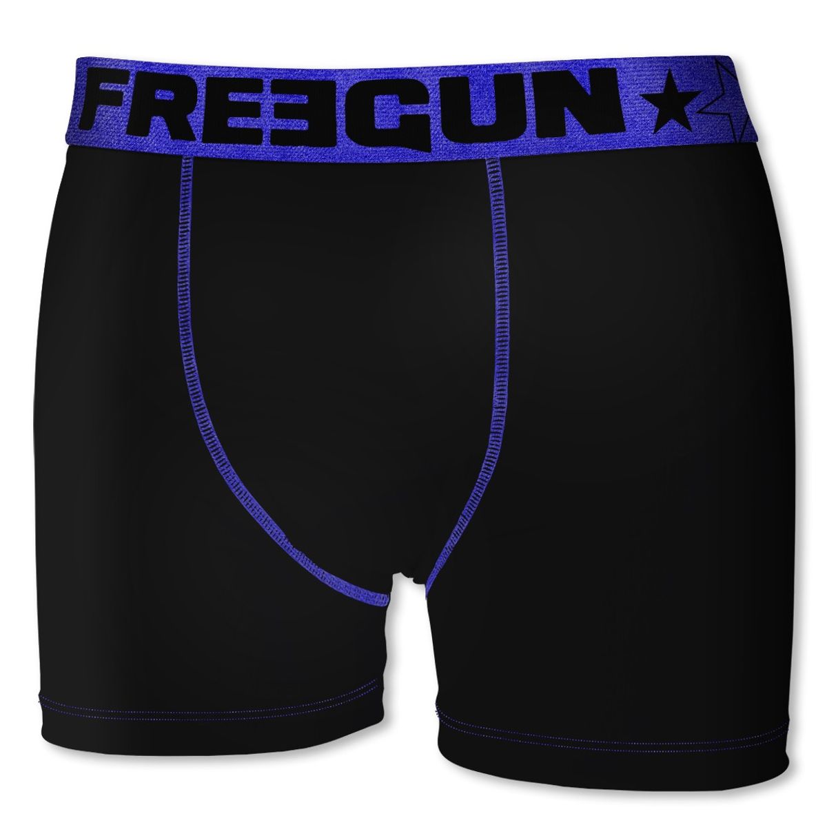 Freegun Boxershorts i Microfiber - Metallic Blå