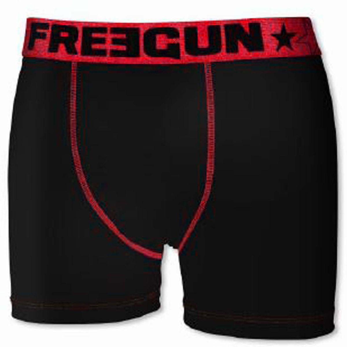 Freegun Boxershorts i Microfiber - Metallic Rød