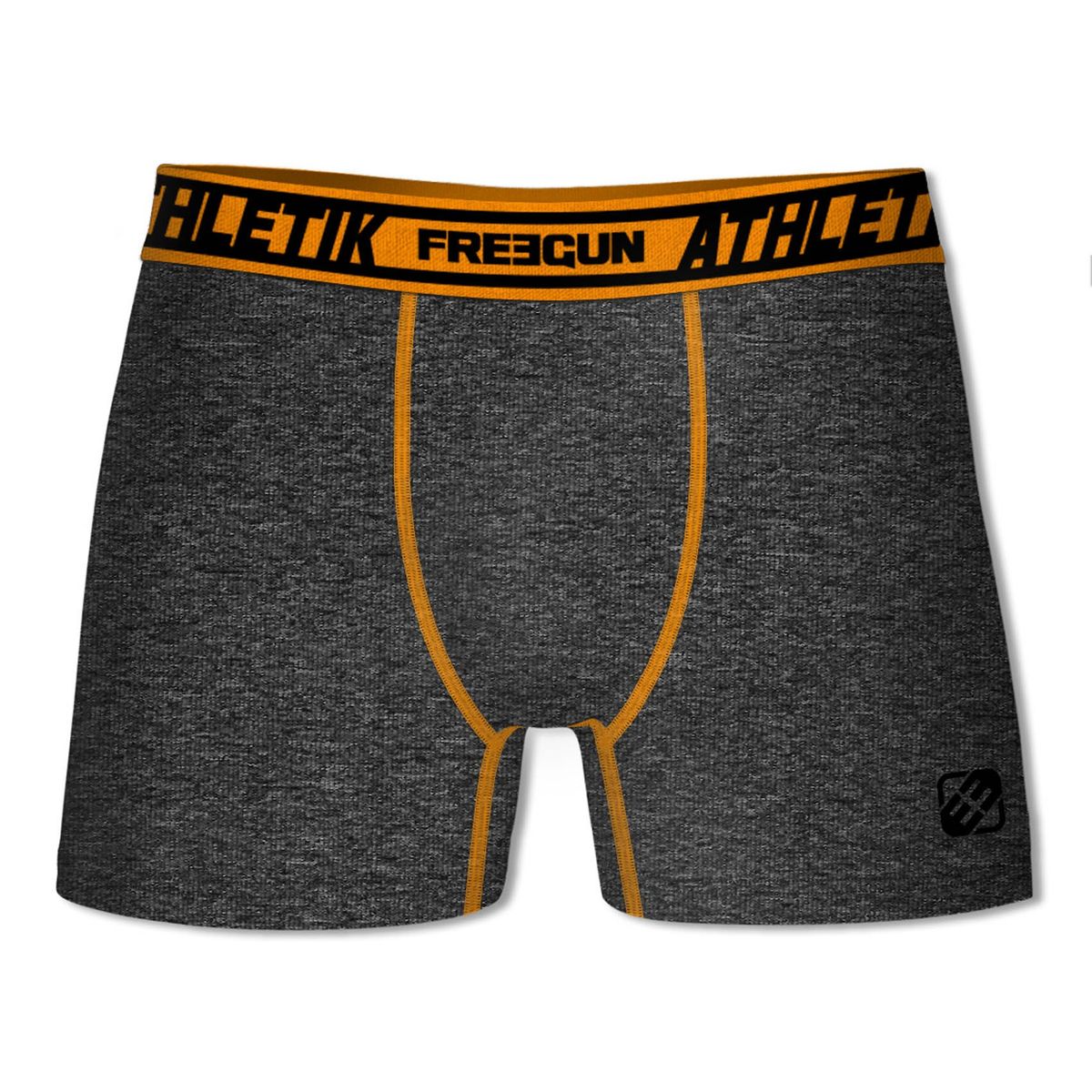 Freegun Sports Boxershorts i Microfiber - Grå/Orange