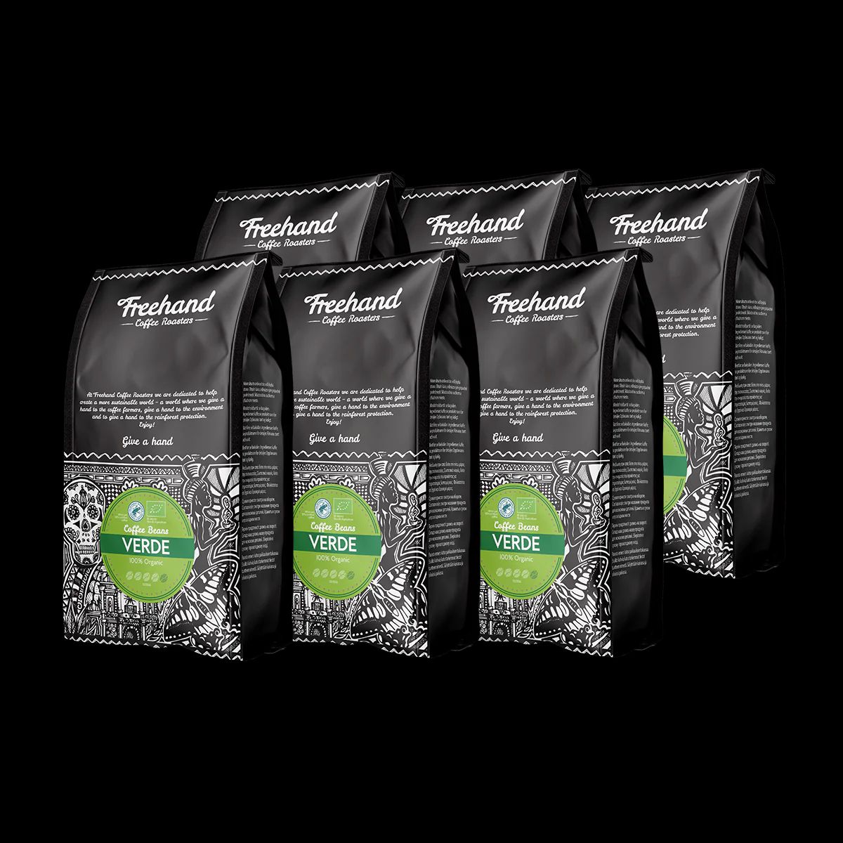 Freehand Verde Kaffebønner smagskasse 6 kg. - 6 kg.