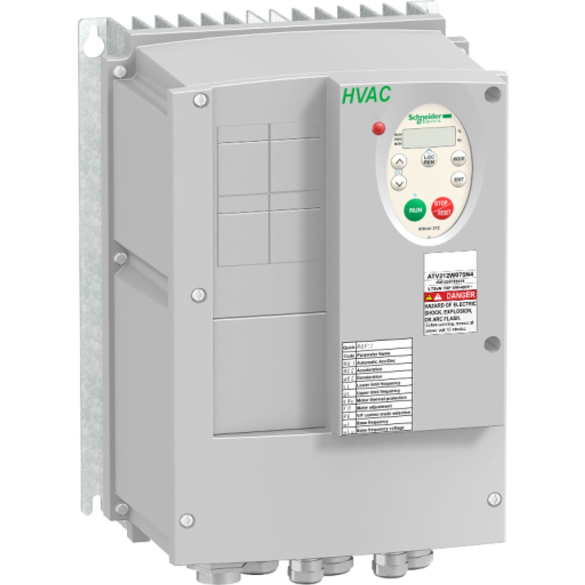 Frekvensomformer ATV212W075N4C 0,75kW 3x400V IP54 C1-EMC