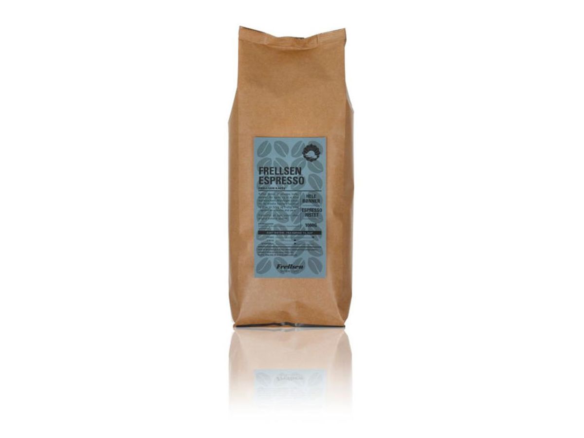 Frellsen Kaffe | Espresso Hele Bønner | 1000 g