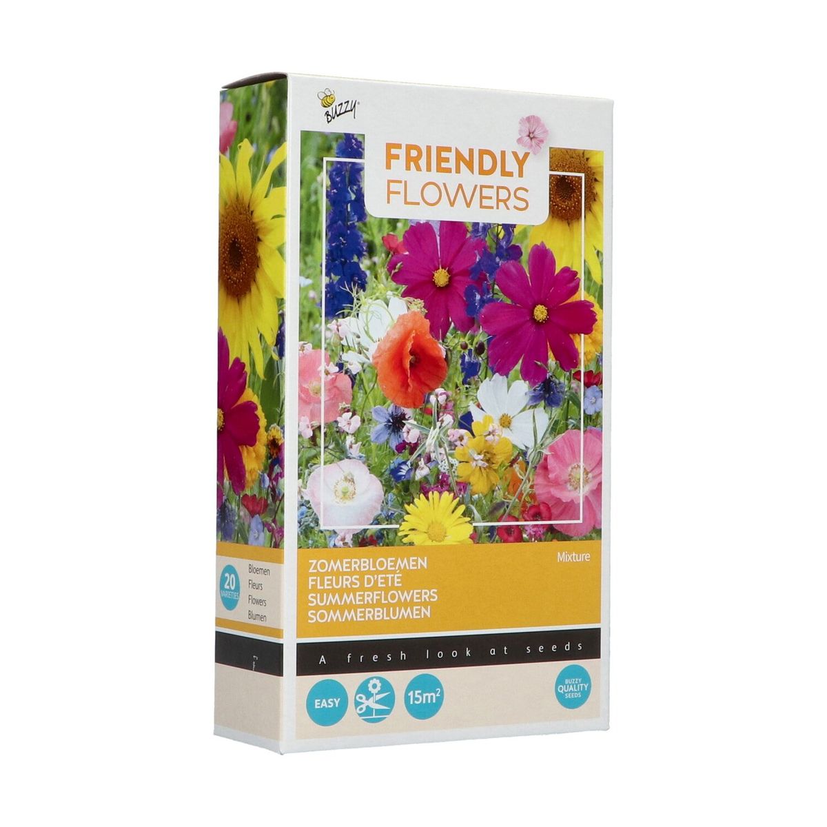 Friendly Flowers Blomsterblanding blomstereng - 15 m2