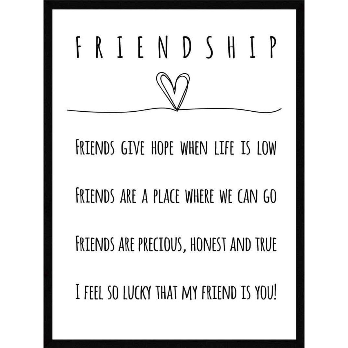 Friendship - Plakat