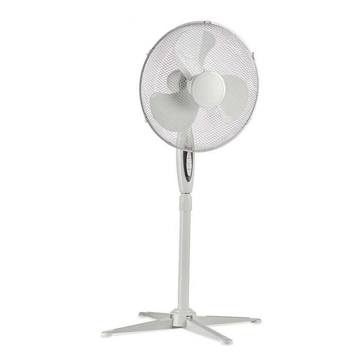 Fritstående ventilator 45 W Hvid