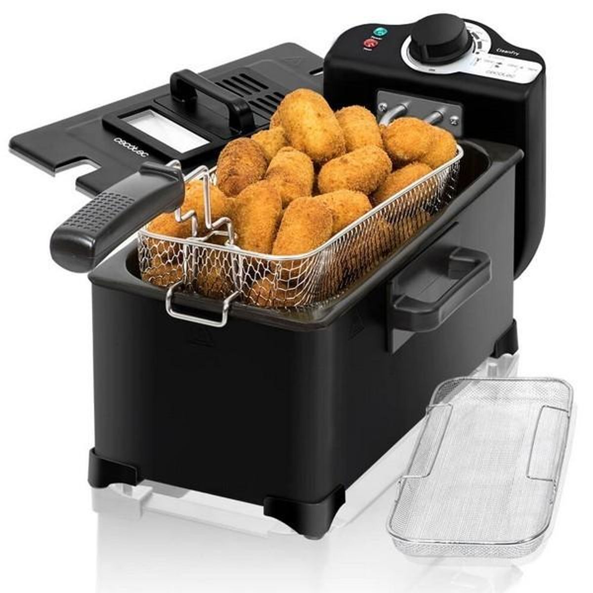 Frituregryde Cleanfry 3 L 2000W Sort