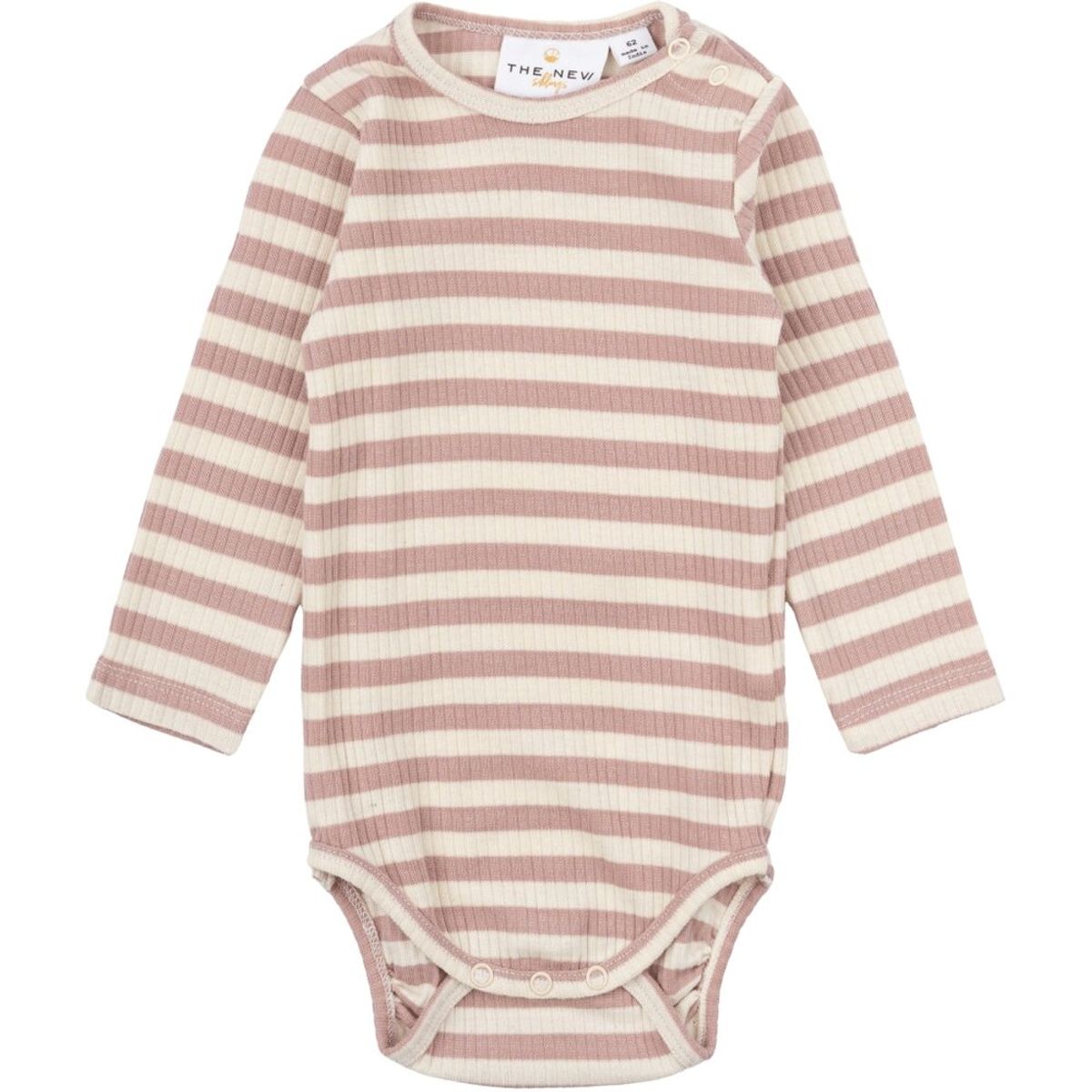 Fro Uni LS Rib Body - ROSESTRIPE - 74