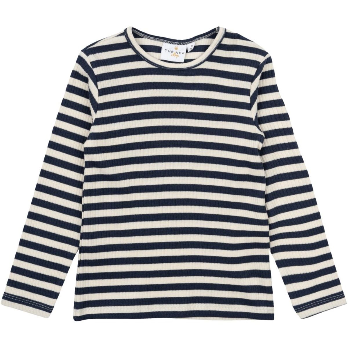 Fro Uni LS Rib T-shirt - INDIGOSTRIPE - 104