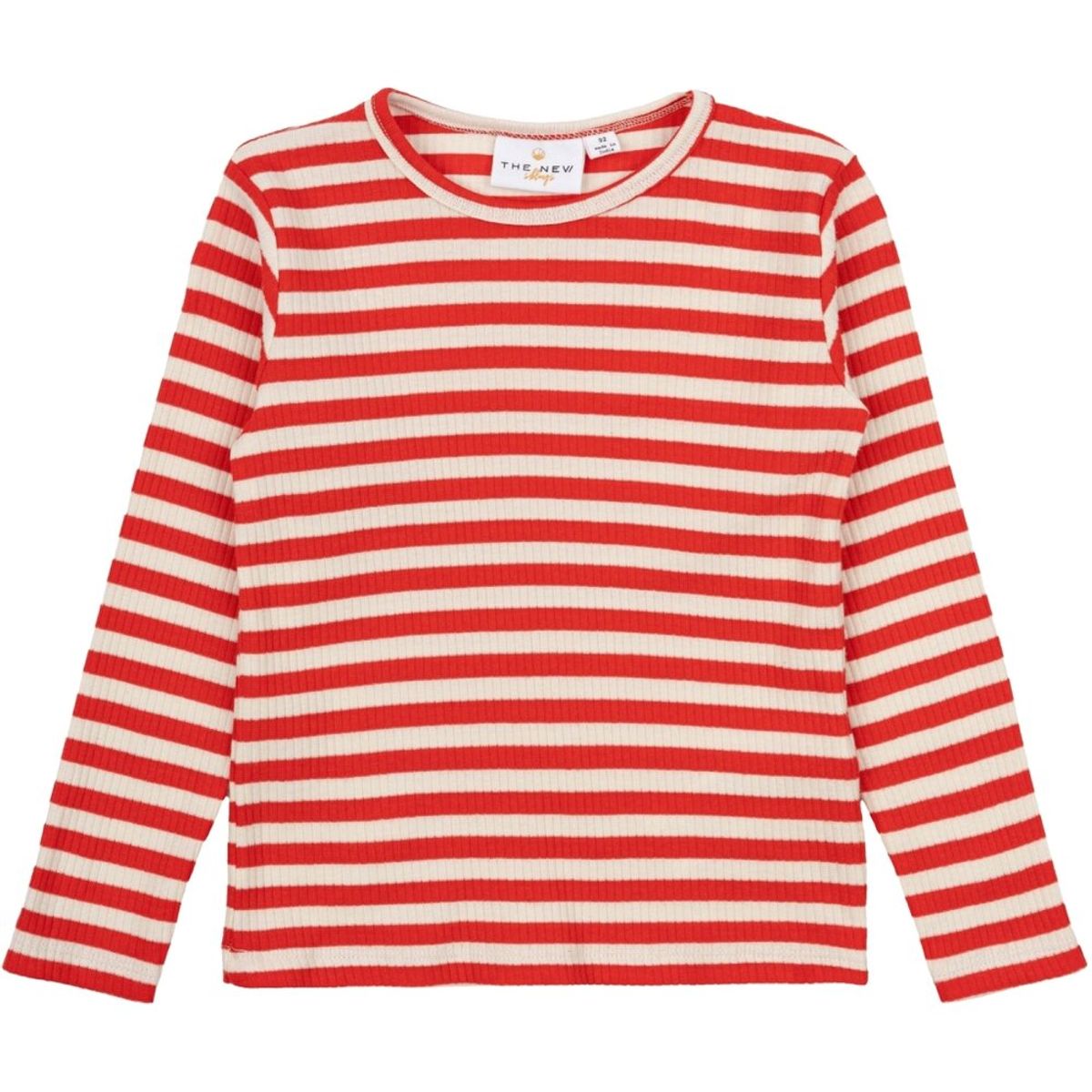 Fro Uni LS Rib T-shirt - REDSTRIPED - 86