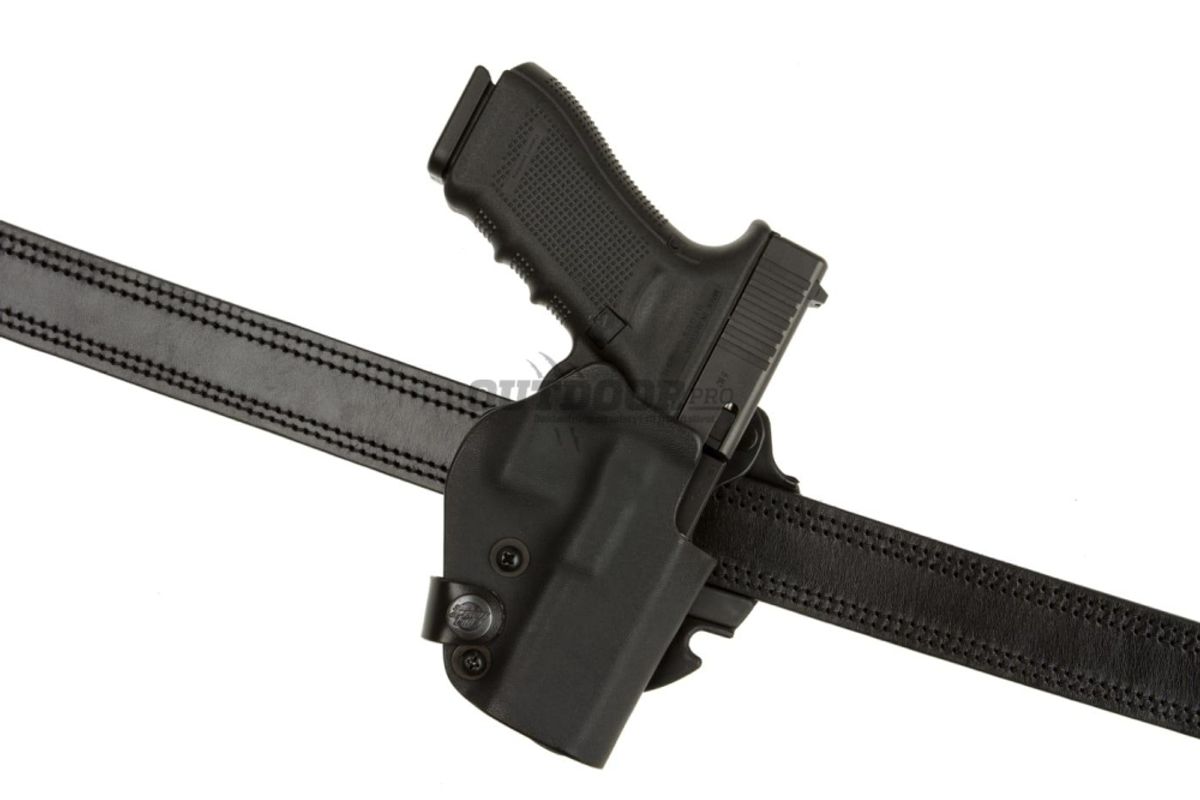 Frontline Open Top Kydex Holster für Glock 17 BFL Black