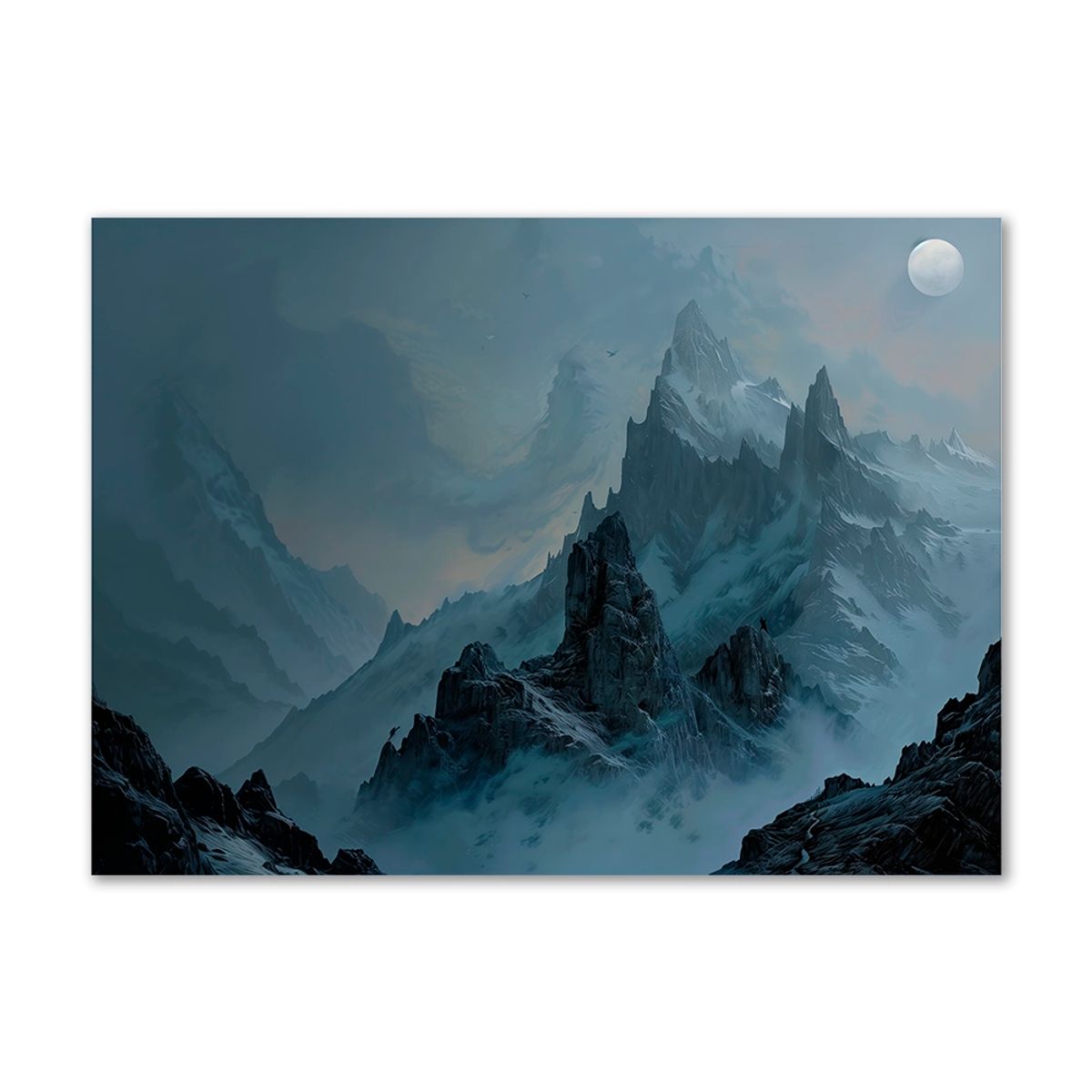 Frozen Heights - 90x120 cm. - Ingen