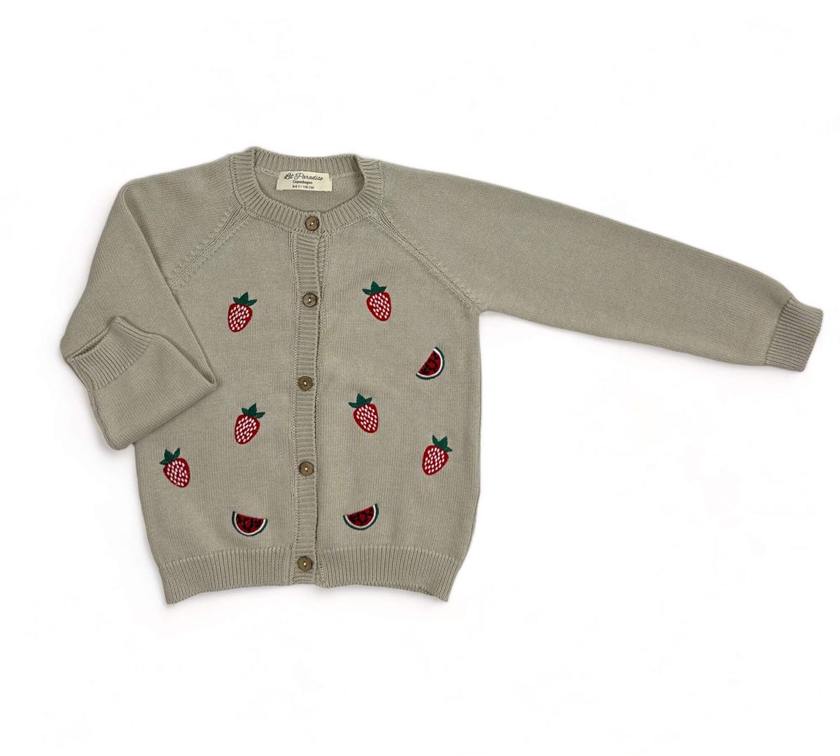 Fruity Fusion Cardigan - Beige / 12-18m - 86cm