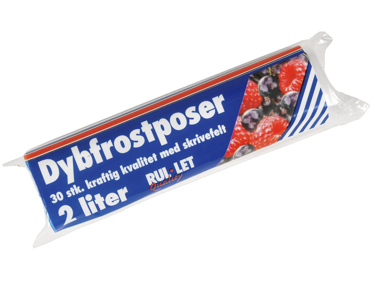 Fryseposer 2 Liter 30 stk