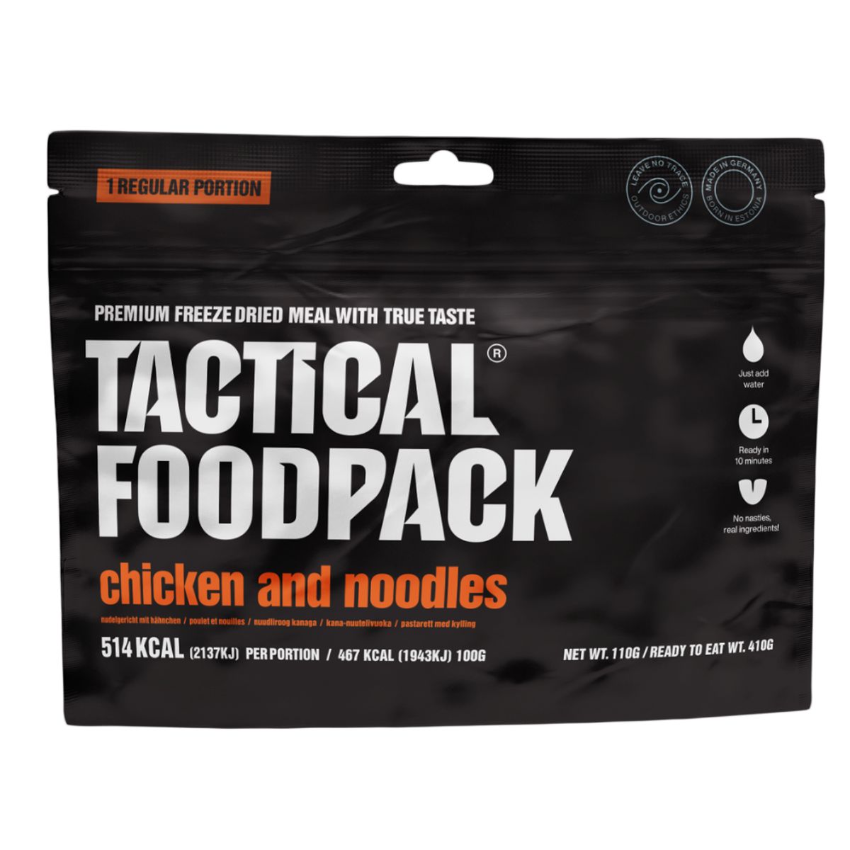 Frysetørret mad - Nudler og kylling - Tactical Foodpack®