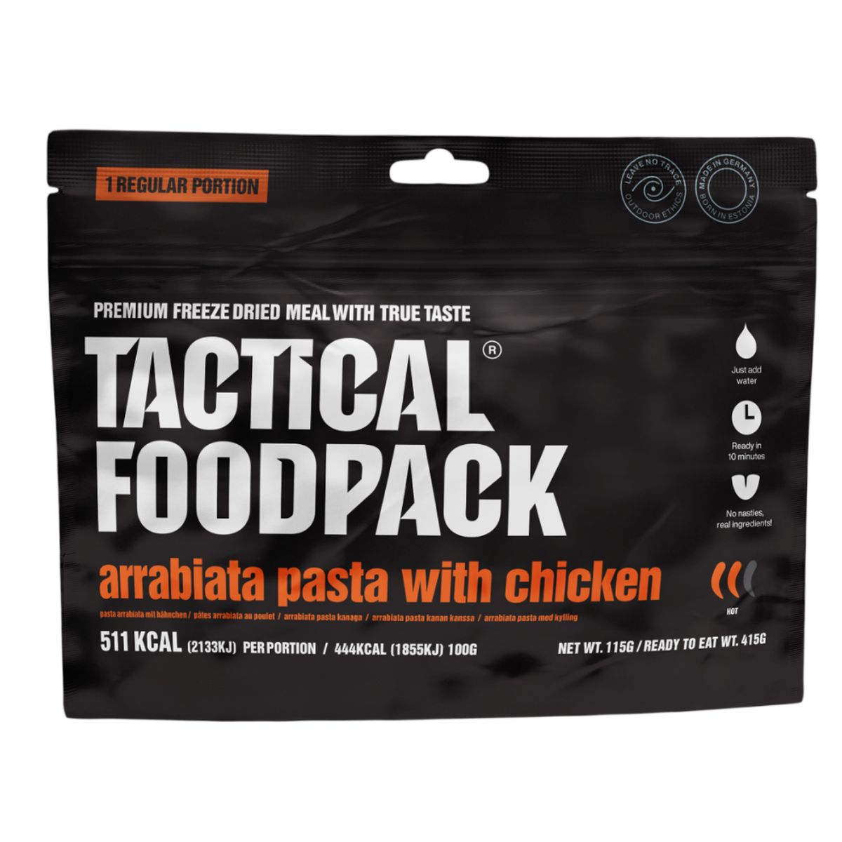 Frysetørret mad - Pasta Med Kylling - Tactical Foodpack®