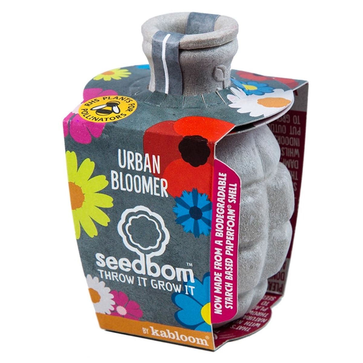 FRØBOMBE - VILDE BLOMSTER TIL BYHAVER - URBAN BLOOMER SEEDBOM - FRØBOMBER - KABLOOM - StudioBuus