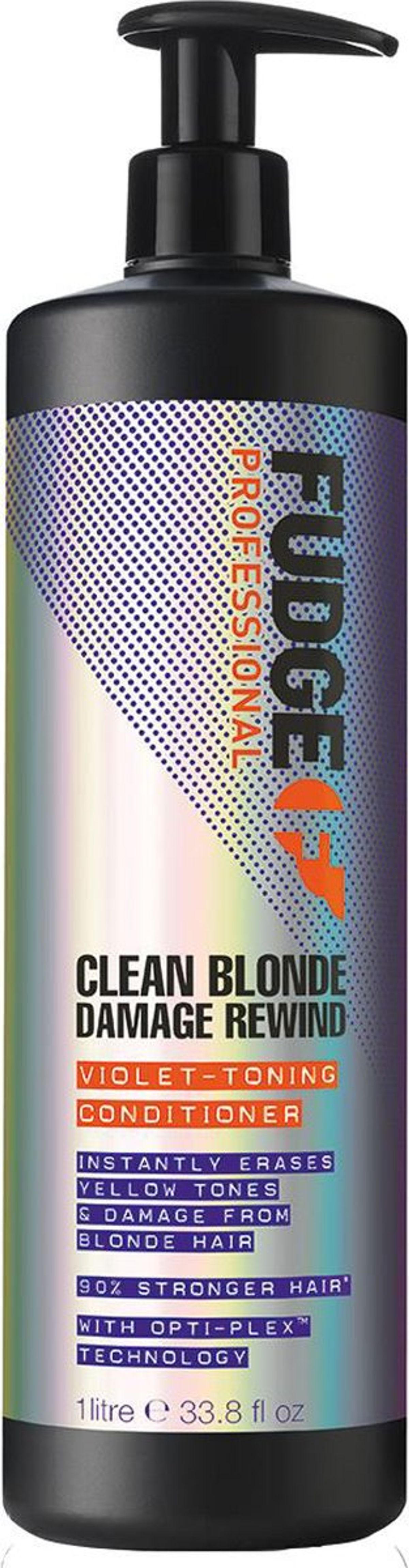 Fudge professional clean blonde damage rewind violet-toning conditioner 1L