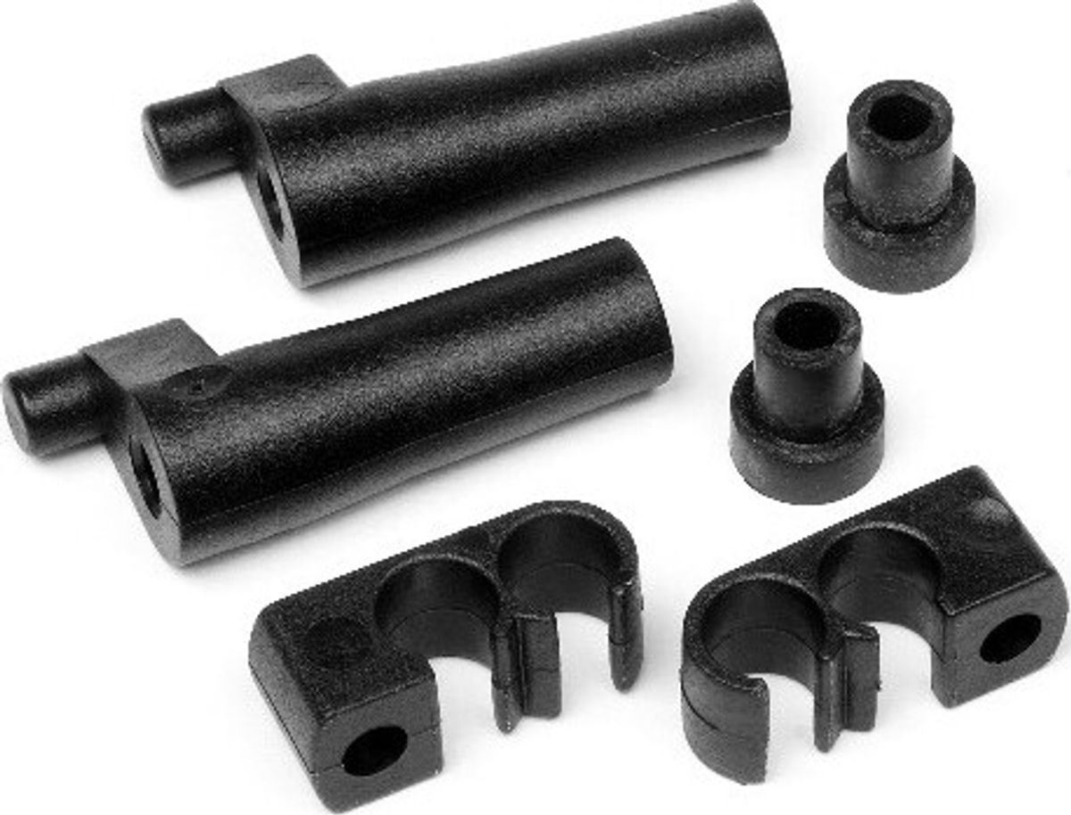 Fuel Tank Stand-off And Fuel Line Clips Set - Hp67364 - Hpi Racing