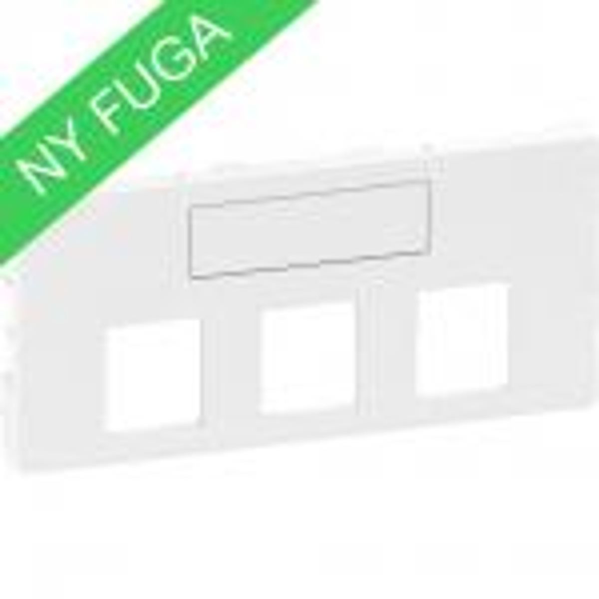 Fuga Afd 3xrj45 2m Hvid