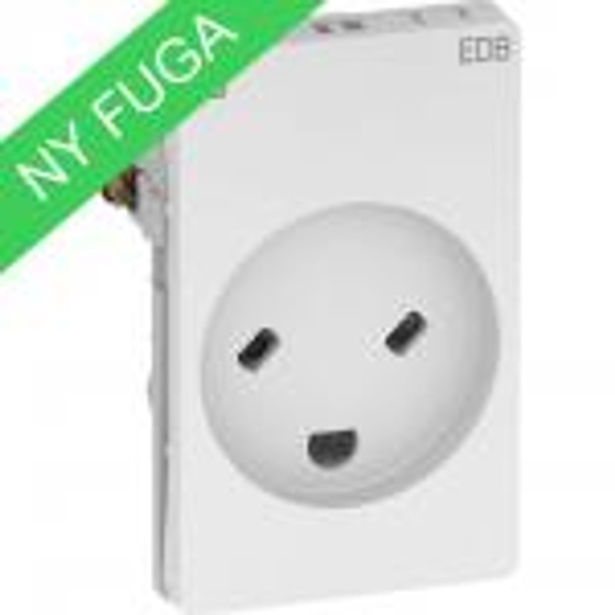 Fuga Stikk Edb M/led 1,5m Hvid