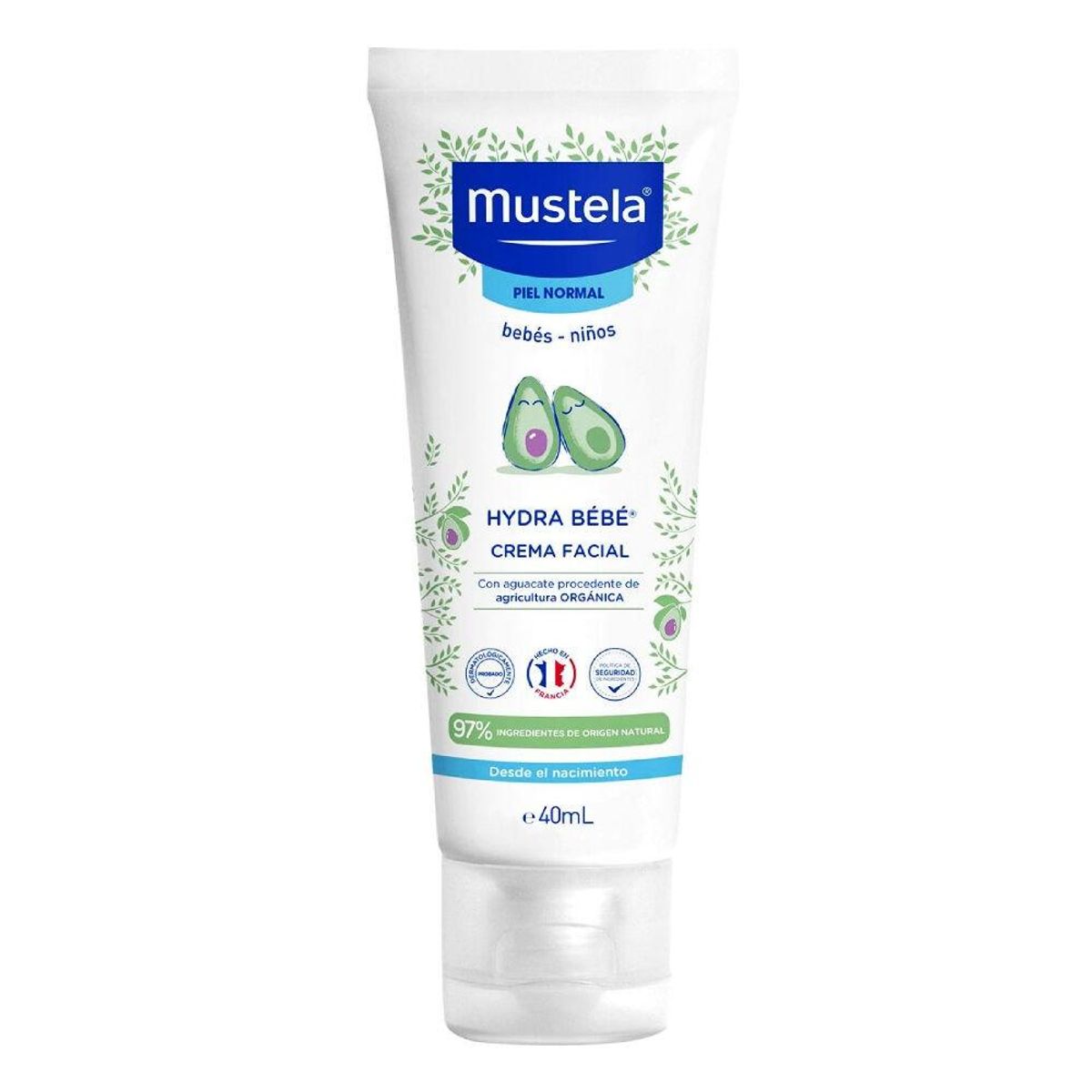 Fugtgivende ansigtscreme til babyer Mustela Hydra (40 ml)