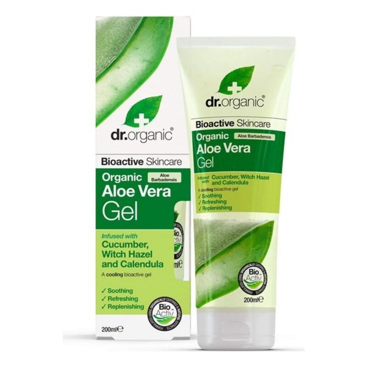 Fugtgivende Badesæbe med Aloe Vera Dr.Organic DR00238 200 ml