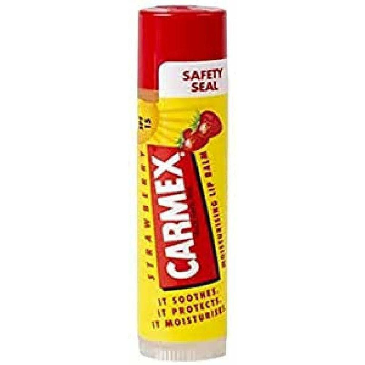 Fugtgivende læbepomade Carmex Spf15 Jordbær (4,25 g)