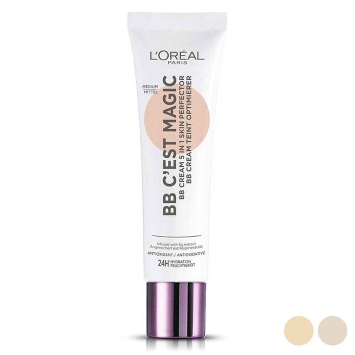 Fugtighedscreme med Farve BB Cream C'Est Magig L'Oreal Make Up (30 ml) 30 ml 03-medium light