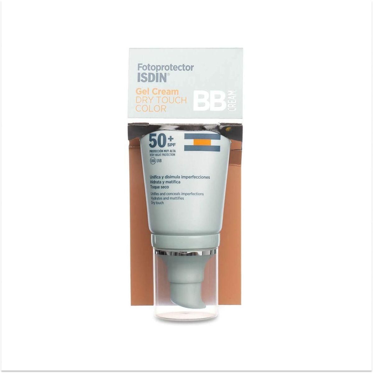 Fugtighedscreme med Farve Isdin Fotoprotector Gel SPF 50+ 50 ml