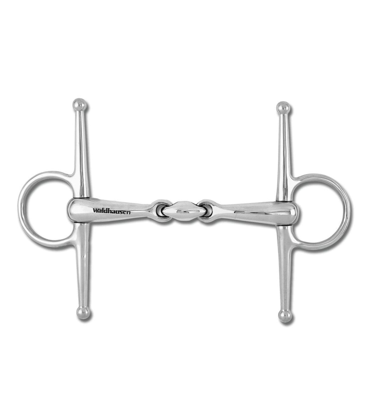 Full Cheek Bit double broken,SS,solid, MT:16mm, W:12,5cm