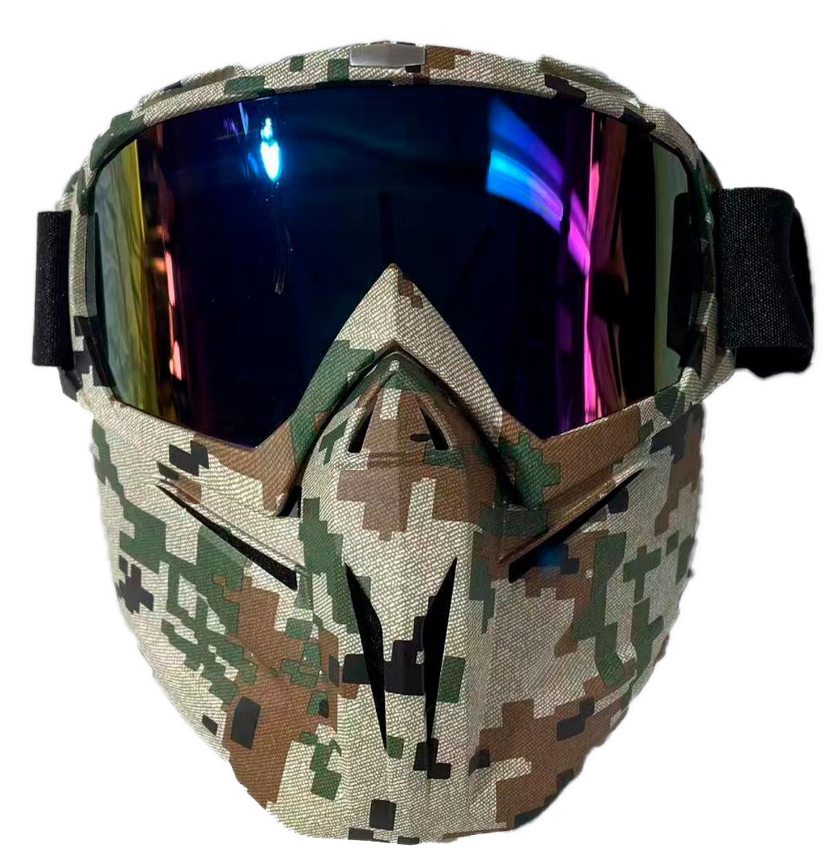 Full face maske til Gel blaster, Camo