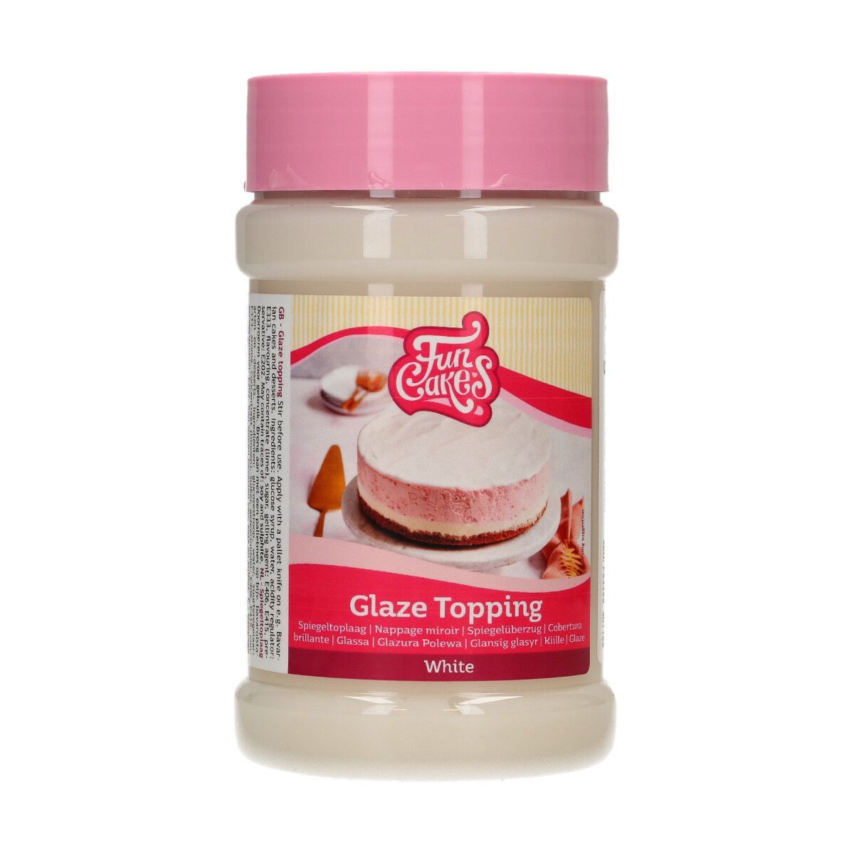 FunCakes - Glaze Topping Hvid, 375g