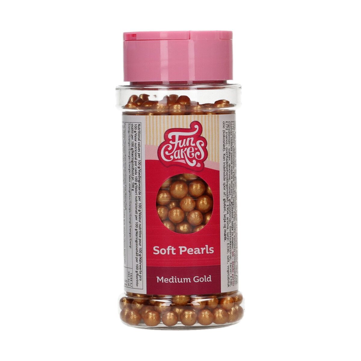 FunCakes - Guld Sukkerperler, 60g.