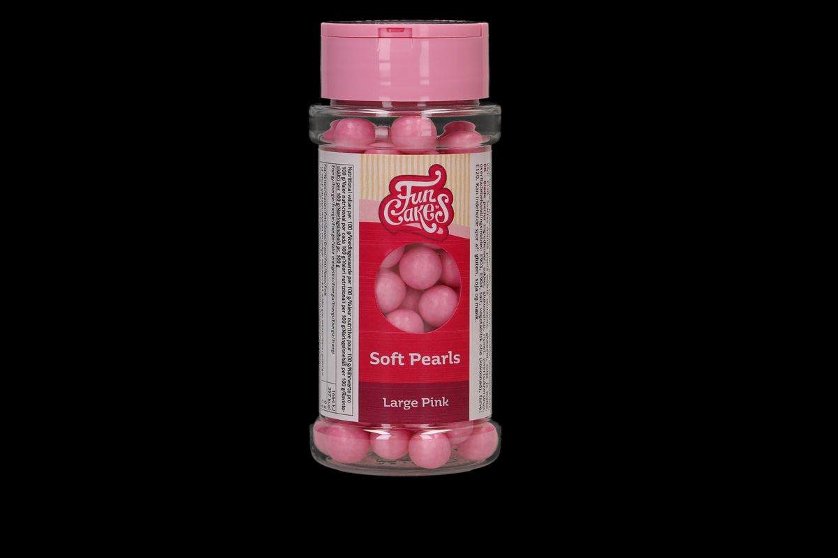 FunCakes - Soft Pearls Pink 10mm, 60g