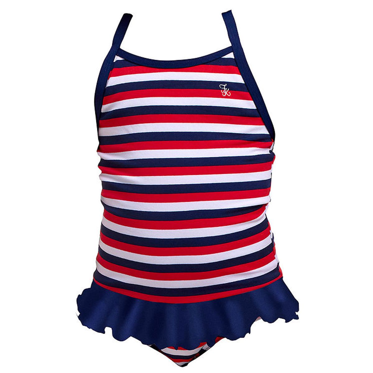 Funkita Badedragt - Belted Frill - UV50+ - Riviera