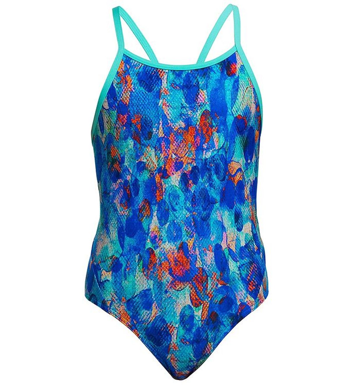 Funkita Badedragt - Diamond Back - Paint Press