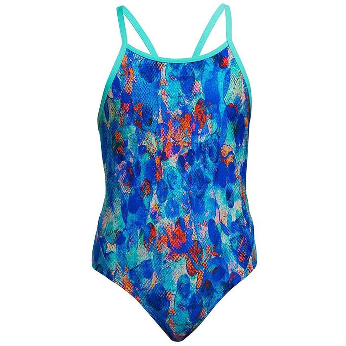 Funkita Badedragt - Diamond Back - Paint Press