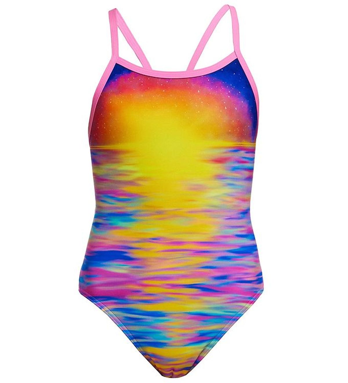 Funkita Badedragt - Single Strap - Darkinjung Sunset