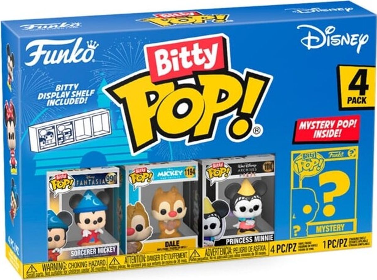 Funko Bitty Pop - Disney - Sorcerer Mickey - 4-pak