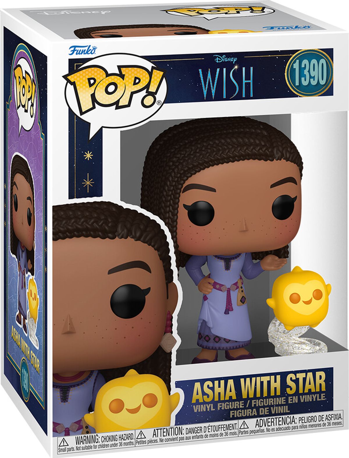 Funko Pop - Disney Wish - Asha Med Stjerne Figur - 1390