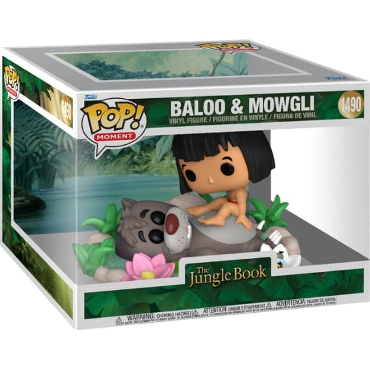 Funko Pop - Moment Junglebogen - Baloo & Mowgli Figurer - 1490