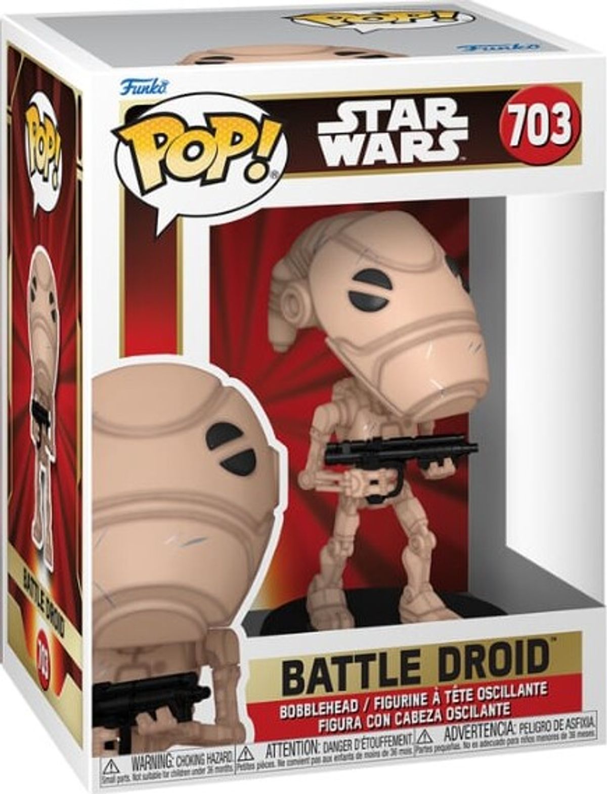 Funko Pop - Star Wars - Battle Droid Figur - 703