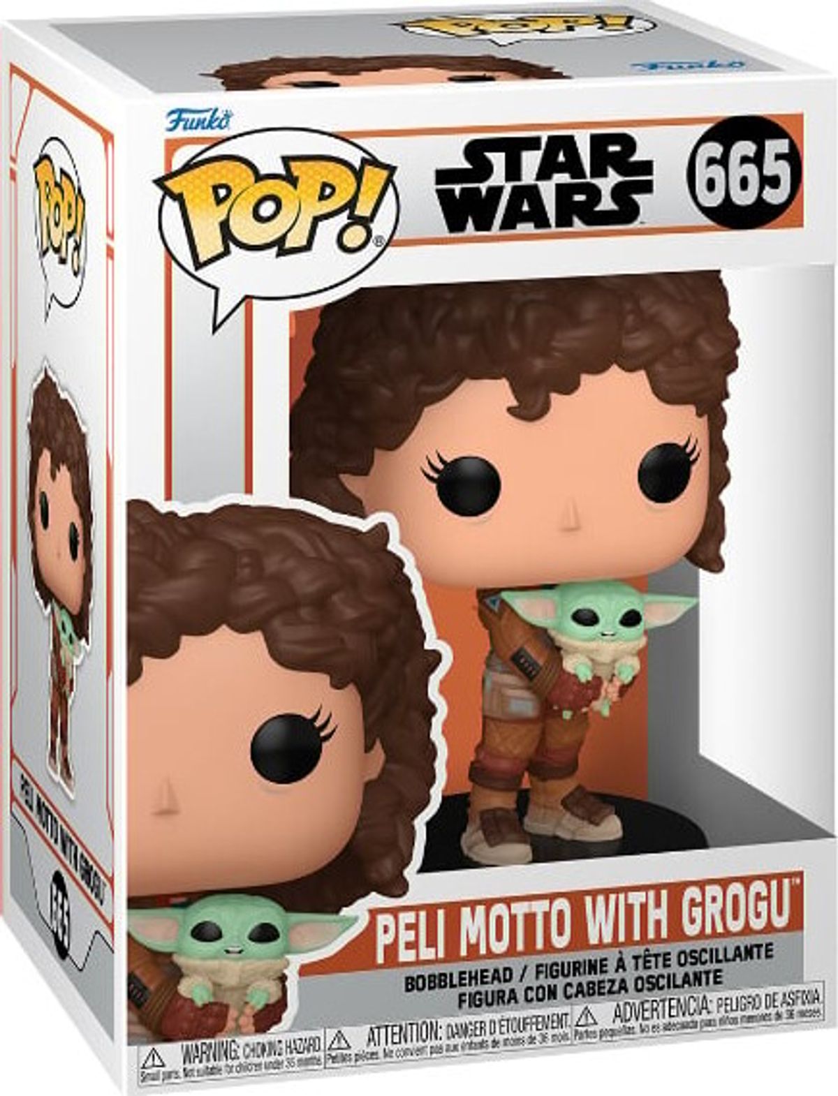 Funko Pop - Star Wars Mandalorian - Peli Motto Med Grogu - 665