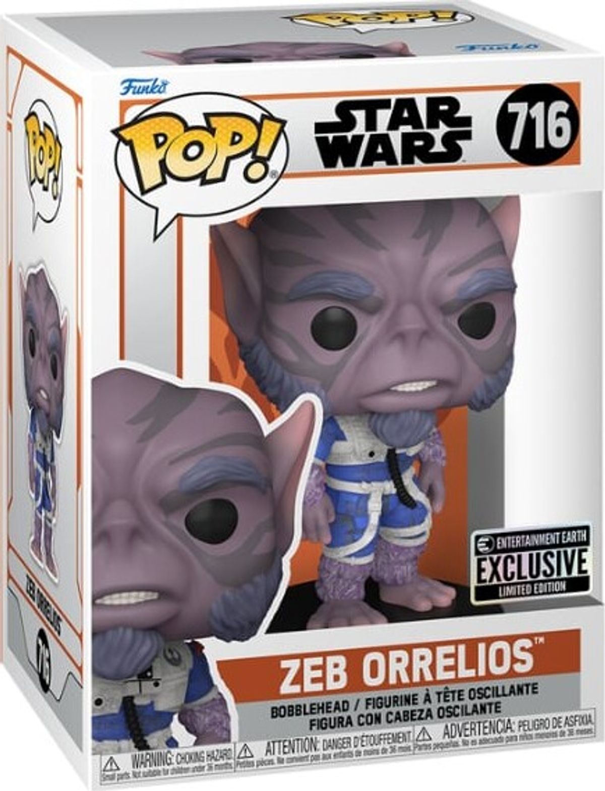 Funko Pop - Star Wars Mandalorian - Zeb Orrelios Figur - 716